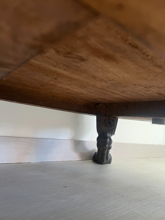 Image 1 of Cassettone - Noce - Comò con specchiera