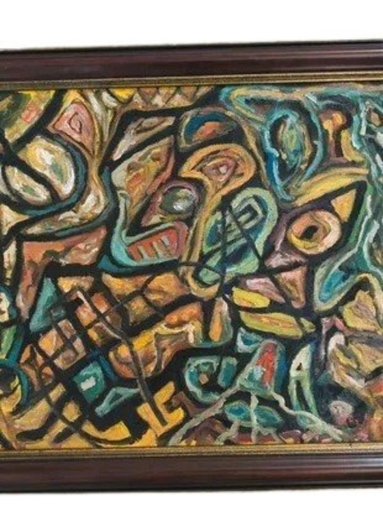 Brutalist Painting – Paintings & Drawings, Canvas (photo 3 of 7)