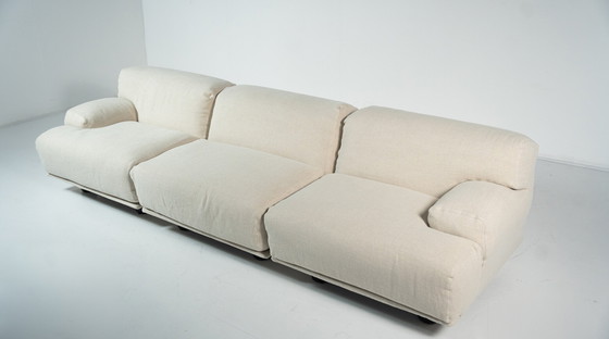 Image 1 of Mid Century Modular Fiandra Sofa By Vico Magistretti, Cassina, Italy,1970S