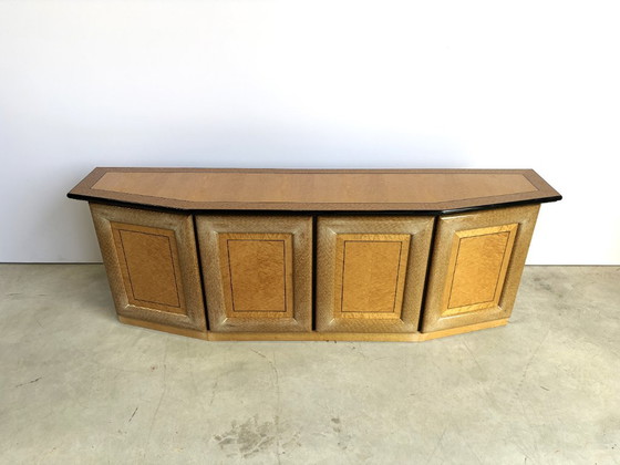 Vintage Burl Wood Credenza, 1980s – Sideboard (photo 10 of 12)