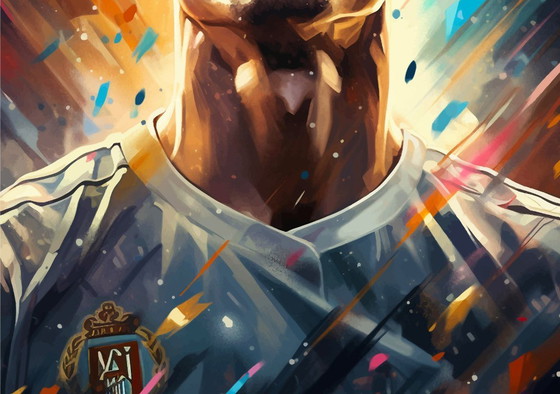 Image 1 of Alberto RICARDO - Cristiano Ronaldo 1 - Lienzo de artista