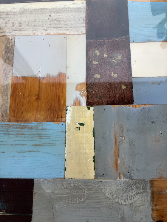 Image 1 of Table basse Dusign Dutch Design - 120×102 cm - Plateau en bois brossé