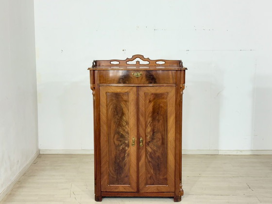 Image 1 of Antikes Gründerzeit Vertiko / Kommode / Schrank – um 1900