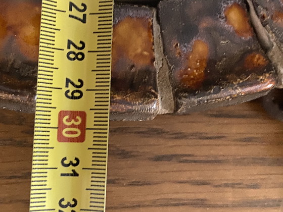 Image 1 of Jaren 70 spiegel in ceramica vintage 