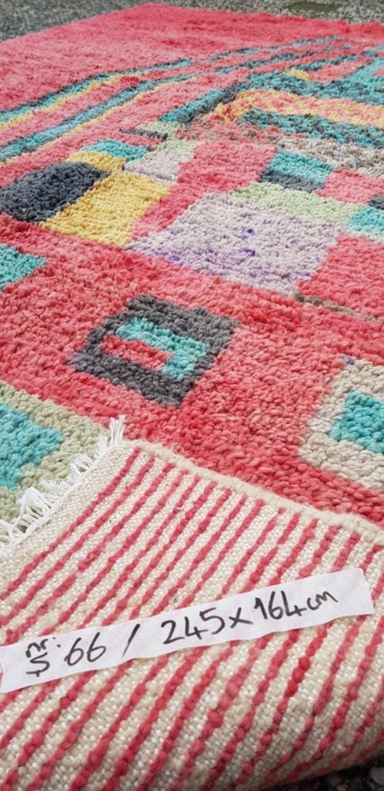 Image 1 of Handgeknoopt Berber kleed wol 245x164cm