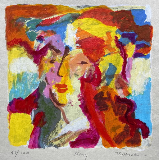 Silkscreen Marta Jedrysko - Mary