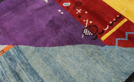 Original Modern Persian Gabbeh Wool Rug 206 x 147 cm Top Condition – Rugs & carpets (photo 6 of 9)