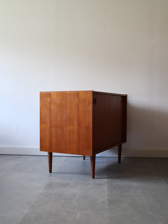Image 1 of Vintage Deens platenspelerkast in teak