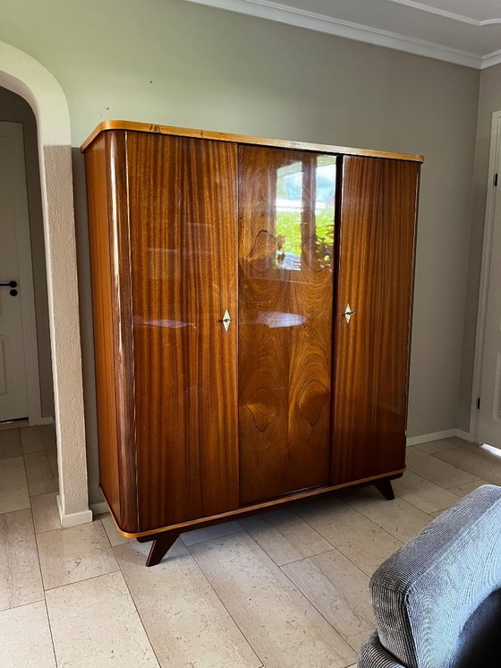 Image 1 of hochglänzender Kleiderschrank aus der Mitte der 1960er Jahre
