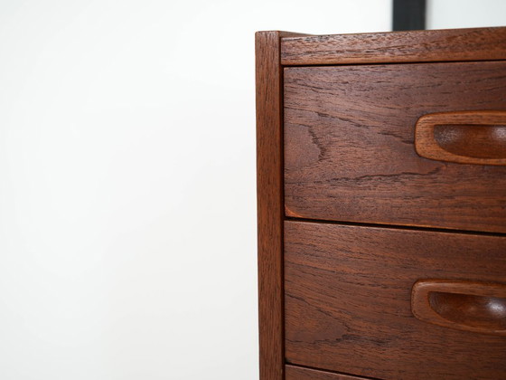 Image 1 of Teak wall unit PS System, Danish design, 1960s, manufactured by Randers Møbelfabrik
