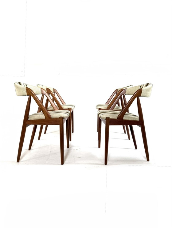 Image 1 of Set di 4 sedie da pranzo vintage, Kai Kristiansen '60