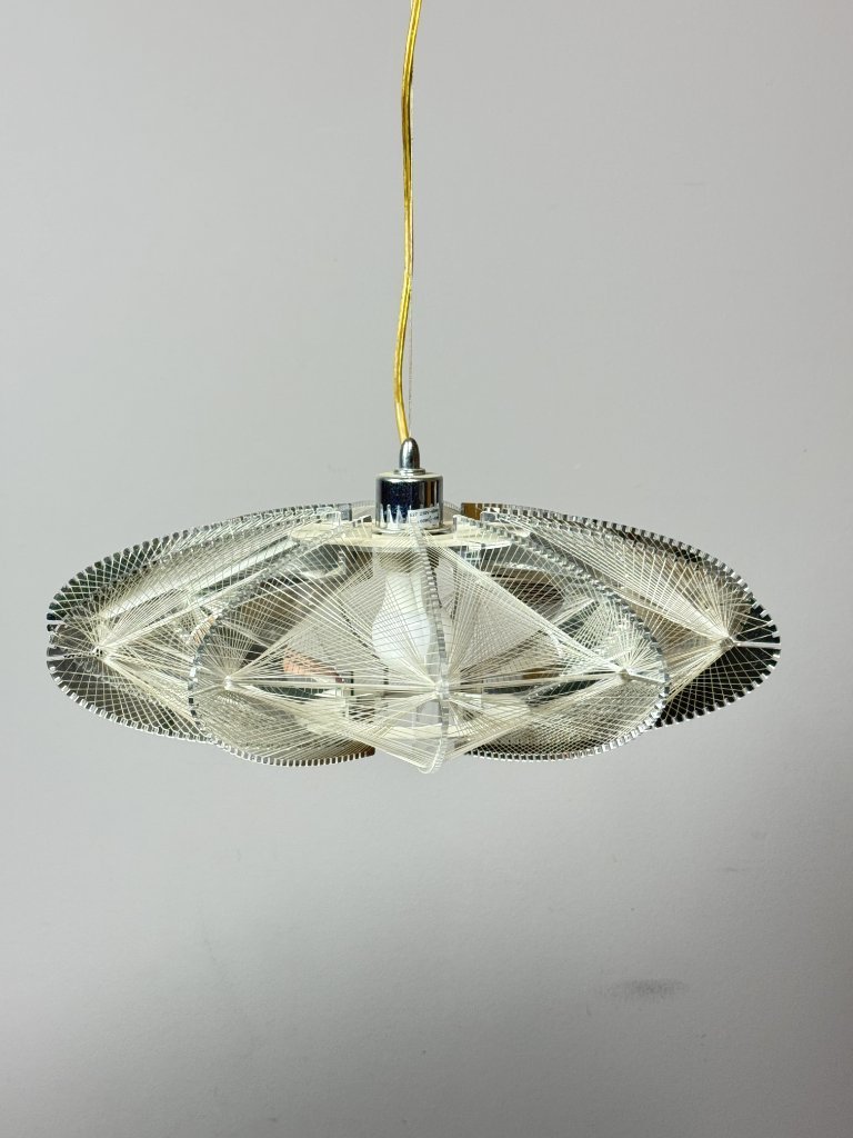 Mid-Century Design Space Age Pendant Lamp by Sompex, Attributed to