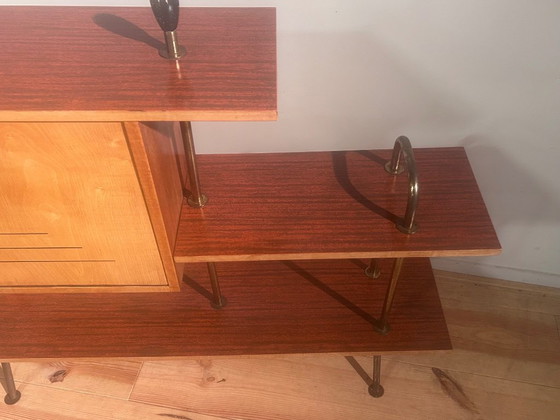 Image 1 of Mobile bar/scaffale in stile Mid-Century Modern anni Cinquanta