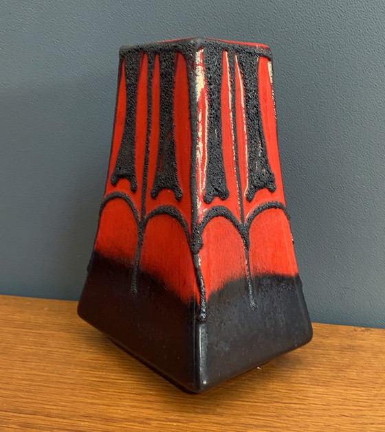 Image 1 of Fat lava vase by Fohr west Gemany model 342-20