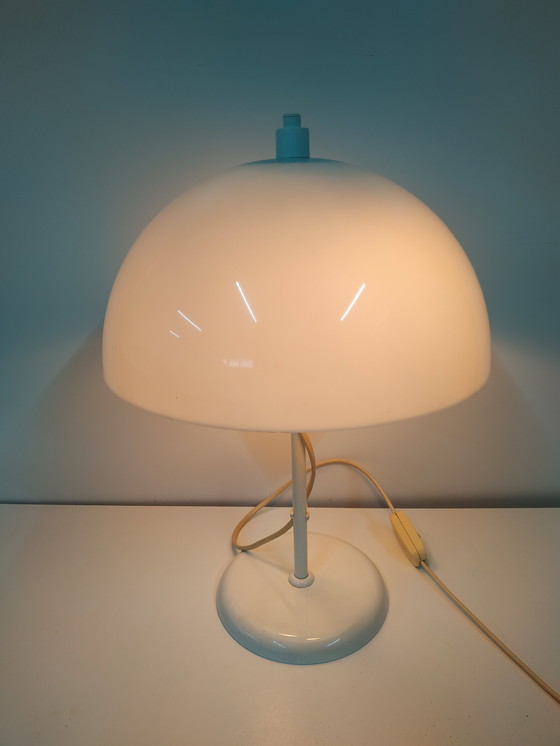 Image 1 of Vintage jaren 70 mushroom tafellamp (2 spots)