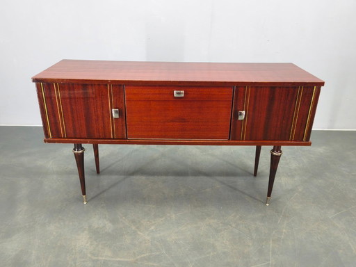 Italian Midcentury Sideboard 1950s High Gloss Cabinet Vintage