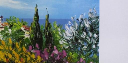 Marcel Belvisi – Provence | Hand-Signed Color Lithograph | French Landscape Art