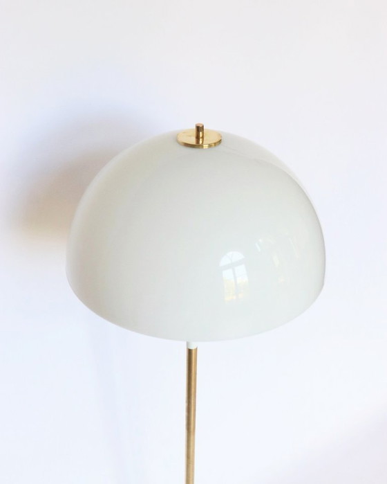 Lampadaire Vintage Space Age Bent Karlby – Plastique, Laiton (photo 5 of 12)