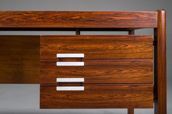 Image 1 of Mid Century Modern Dänischer Schreibtisch aus Palisander von Dyrlund, 1960er Jahre
