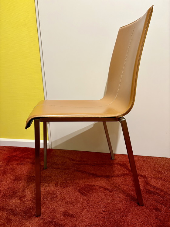 Image 1 of 4 x Pedrali Kuadra 1291 leer + staal