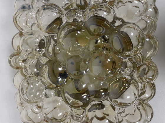 Image 1 of  Vintage Helena Tynell grote plafonnière van Glashutte Limburg  