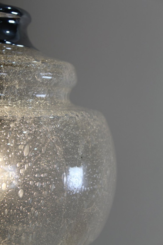 Image 1 of Lampada a sospensione in vetro vintage