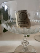 Juego de 5 copas de champán coupe de cristal
