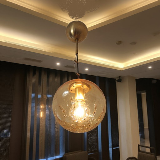 Hanglamp van La Murrina met handelsmerk, Italië jaren 70