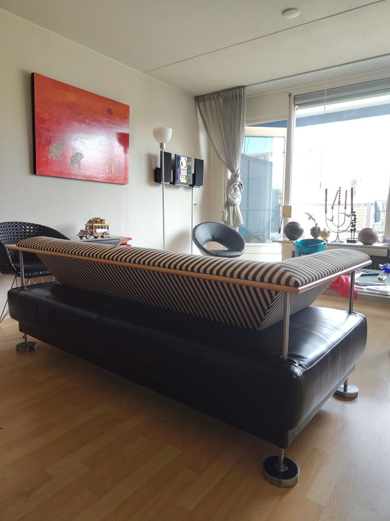 Castelijn design sofa. – Chaise longue, Chrome, Textile (photo 4 of 8)