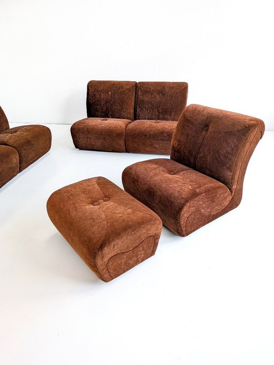 Image 1 of Modular Space Age Sofa Set (8 elements) 1970's 