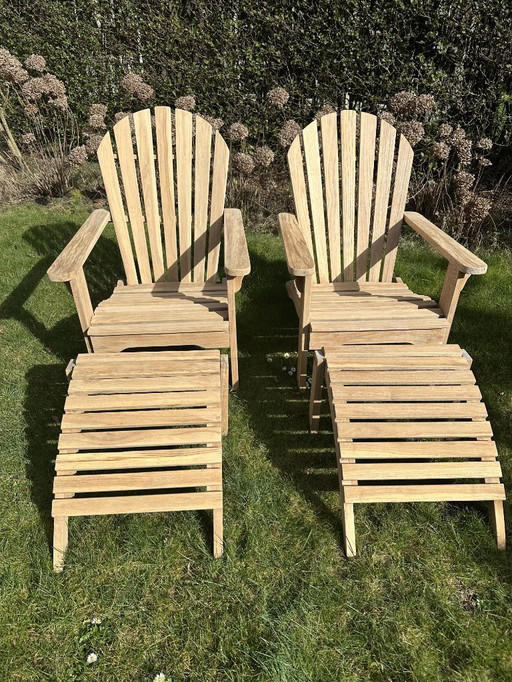 Chaises Rough Bear, 2 pièces
