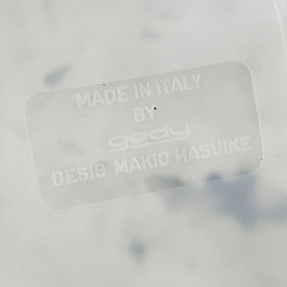 Image 1 of Porte-serviettes sur pied jaune par Makio Hasuike pour Gedy, 1970