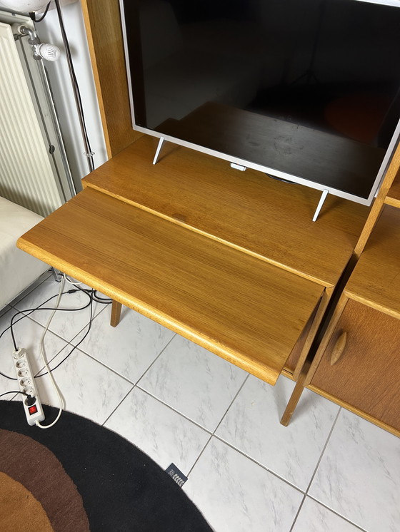 Image 1 of Parete attrezzata indipendente in stile scandinavo vintage