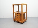 Carrello/mobili audio vintage | Teak massiccio | Dyrlund