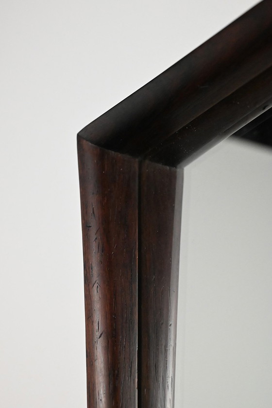 Image 1 of Square rosewood mirror