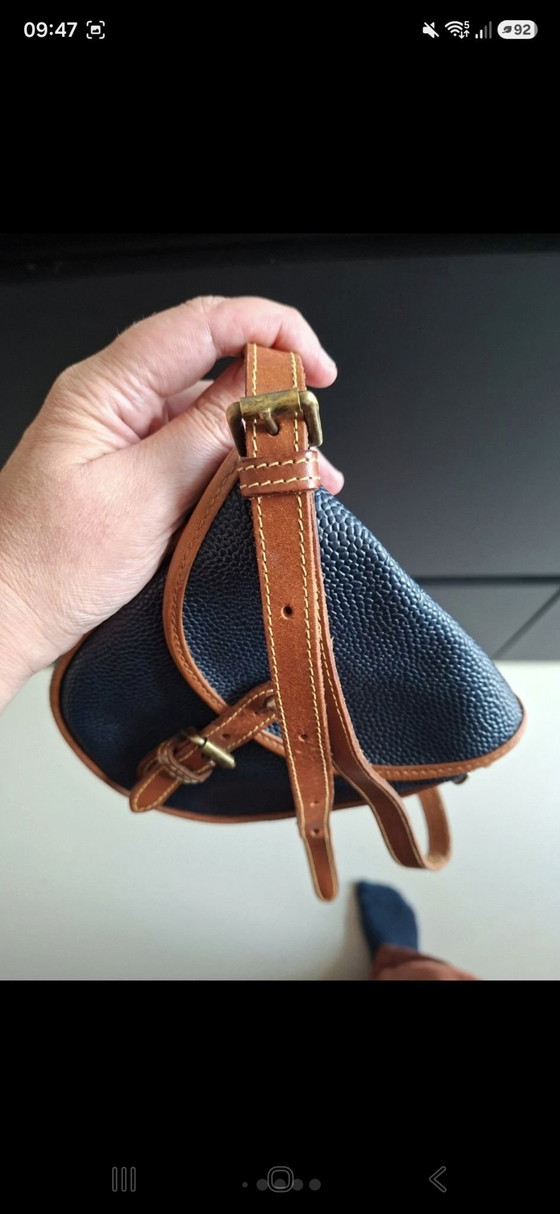 Borsa a tracolla piccola vintage Mulberry Scotchgrain stile saddlebag – Borse a tracolla, Pelle, Tessile (photo 12 of 12)