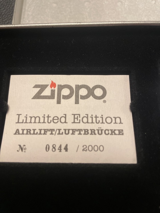 Image 1 of Zippo Lighter Limited Edition "Airlift/Air Bridge"