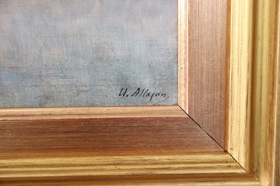 Image 1 of View of the Gulf of Naples, Oil Painting on Board, Italy Early 20th Century, Signed