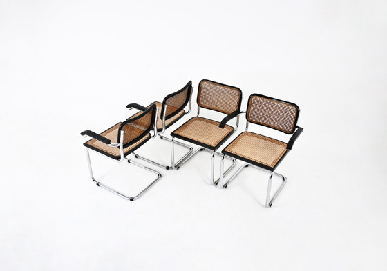 Image 1 of Dining Chairs Style B32 by Marcel Breuer, Set of 4
