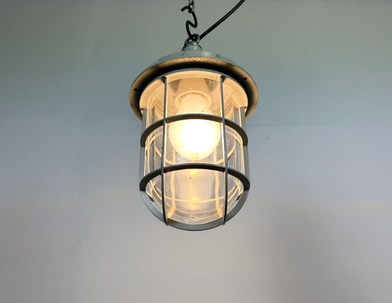 Image 1 of Graue Industrieleuchte aus Aluminiumguss von Yamada Co. Ltd.