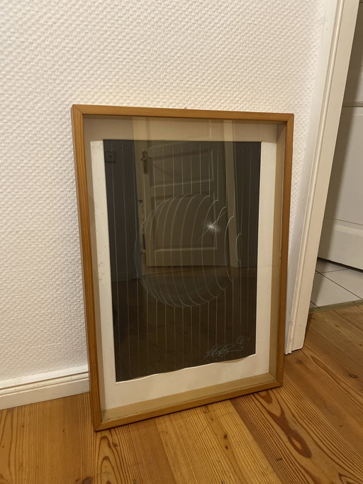 Firmado original Druck von Luigi Colani