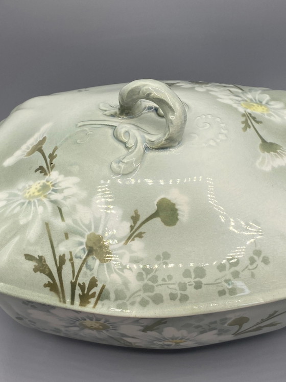 Potager couvert Art Nouveau Mireille Keller & Guérin Lunéville – Objets déco, Ceramic (photo 3 of 10)