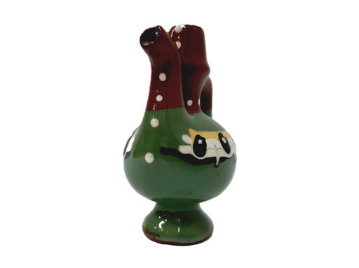 Small Vintage Ceramic Pitcher - Whistle 11 cm