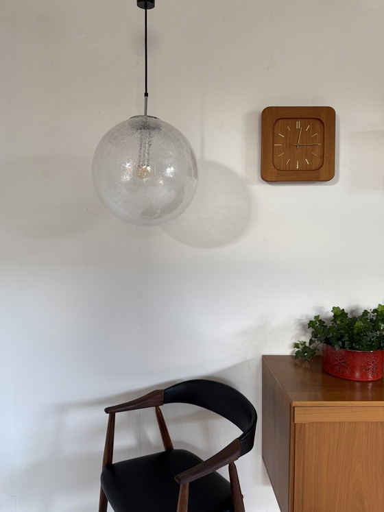 Image 1 of Suspension globe vintage XL, Glashütte Limburg '70