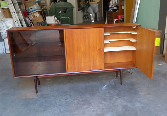 Image 1 of Sideboard Vintage Oswald Vermaercke V-form 1960's 