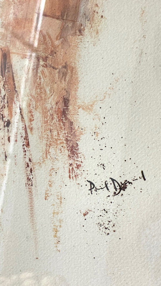 Image 1 of ILLUSTRAZIONE di de Gaulle su CARTA D'EPOCA