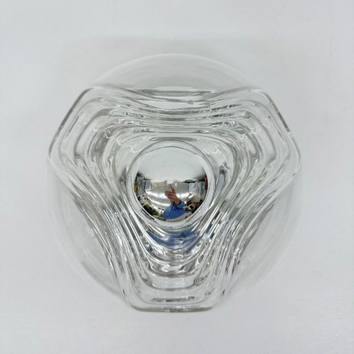 Wave glass  Koch & Lowy by Peill Putzler, Germany, 1970s