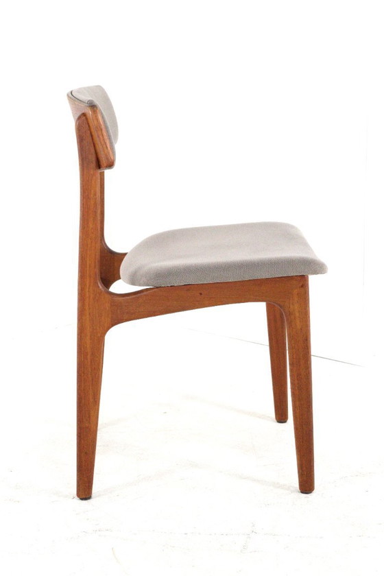 Image 1 of Set 6 Thorsø Stole- og Møbelfabrik stoelen vintage Deens