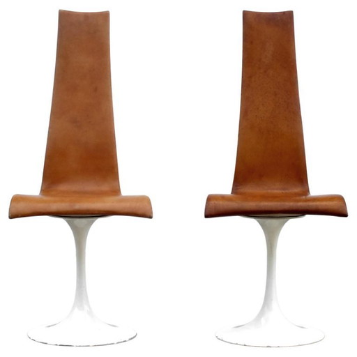 Haberli Teo Alfredo design in years '65 Swiss production two sculpture chairs