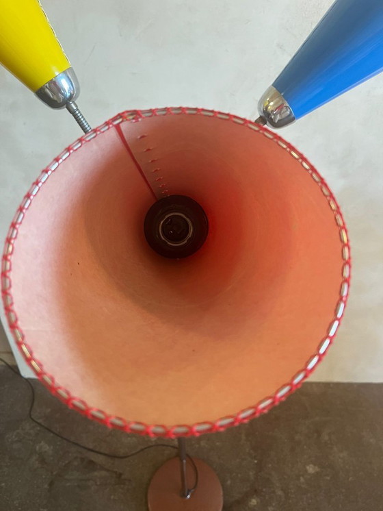 Image 1 of Zwanenhalzen Vloerlamp van Lidokov Boskovice, jaren 50